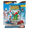 Hot Wheels Marvel Captain America vs. Red Skull Character Car 2-Pack with Mini Comic Online now