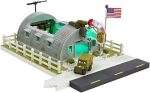 Disney Pixar Cars Precision Series Sarge s Surplus Hut Playset Fashion