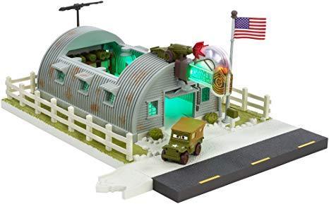 Disney Pixar Cars Precision Series Sarge s Surplus Hut Playset Fashion