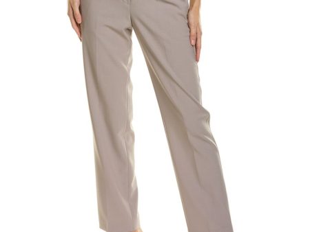 HELMUT LANG Womens Gray Pocketed Pleated Tapered Pull On Button Detail Wear To Work Straight leg Pants Online now