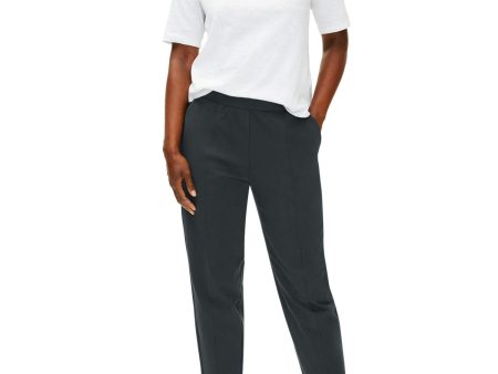 EILEEN FISHER Womens Black Stretch Cropped Pants For Cheap