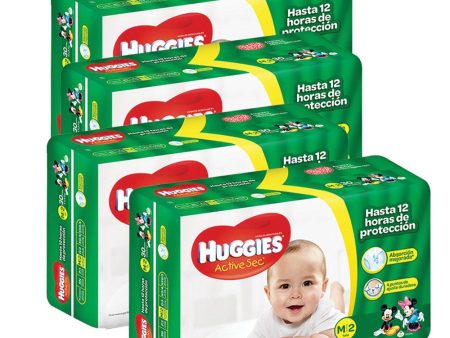 etapa 2   160 panales huggies active sec   unisex Discount