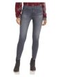 AG Womens Gray Zippered Pocketed Skinny Jeans Online