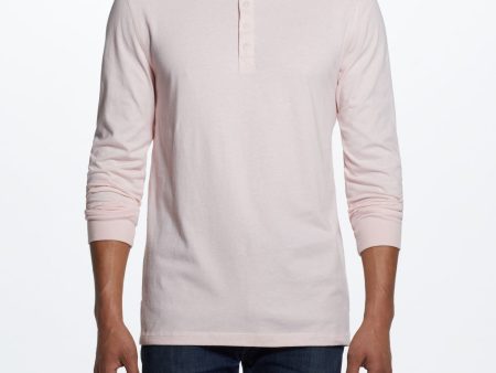 WEATHERPROOF VINTAGE Mens Pink Classic Fit Henley Shirt Supply