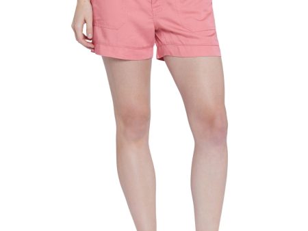 SEVEN7 Womens Stretch Zippered High Waist Shorts Online Sale