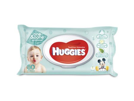 toallitas humedas   80 huggies oneydone   unisex Online now