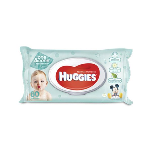 toallitas humedas   80 huggies oneydone   unisex Online now