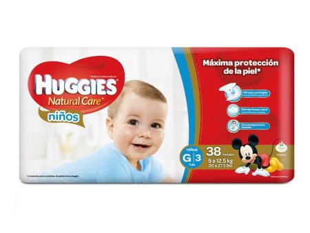 etapa 3   38 panales huggies natural care   ninos For Sale