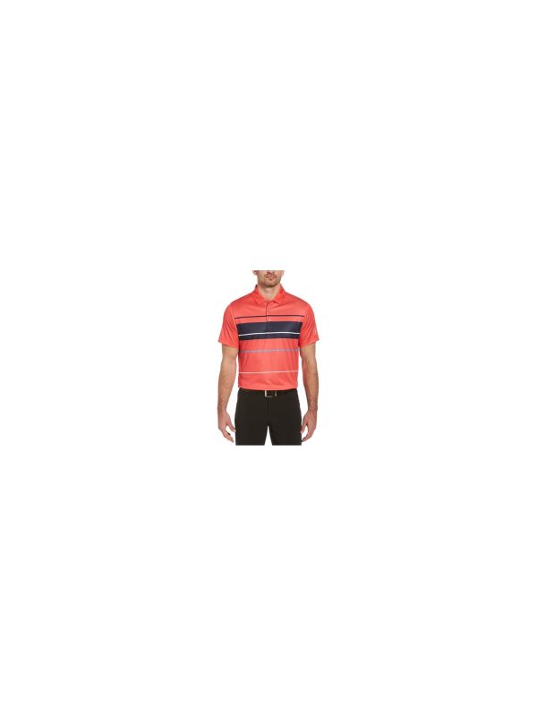 HYBRID APPAREL Mens Golf Red Short Sleeve Stretch Polo Online