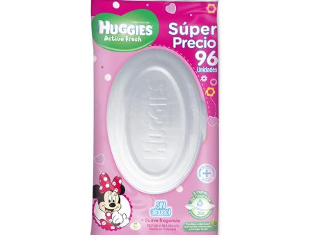 toallitas humedas   96 huggies active fresh   ninas Fashion