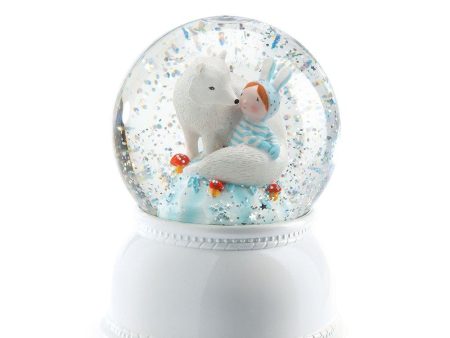 globo de nieve   lila y su cachorro Online Sale