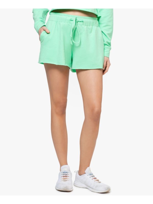 BETSY & ADAM Womens Stretch Tie Shorts Online Sale