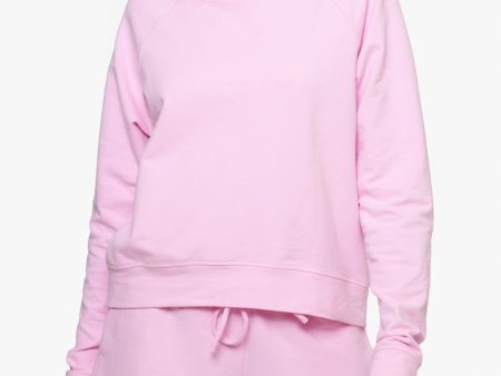 BAM BY BETSY & ADAM Womens Pink Stretch Pocketed Sweatshirt Online Sale