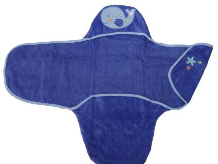 toalla de bano para bebe con capota azul mifanqi Cheap