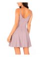 SPEECHLESS Womens Purple Spaghetti Strap V Neck Short Party Fit + Flare Dress Online now