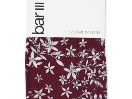 BAR III Mens  Floral Pocket Square Supply