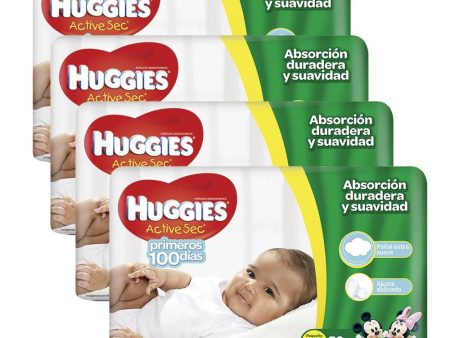 etapa 1   200 panales huggies active sec   unisex Sale