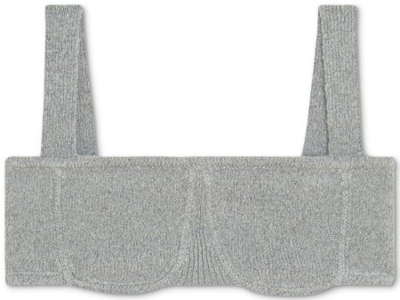 DANIELLE BERNSTEIN Gray Everyday Bralette Sale