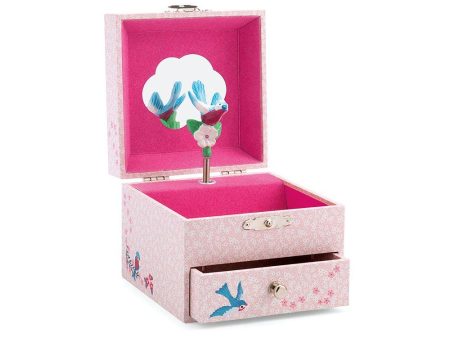 caja musical y joyero   pajaro pinzon Online Sale