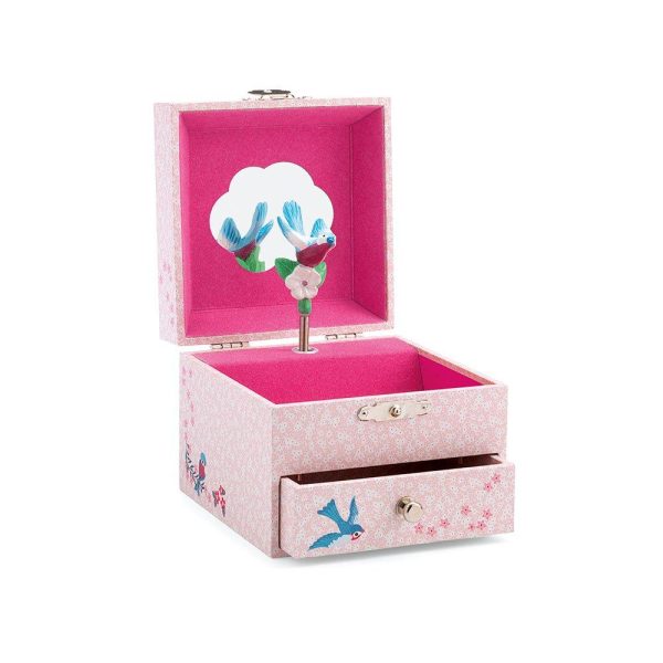 caja musical y joyero   pajaro pinzon Online Sale