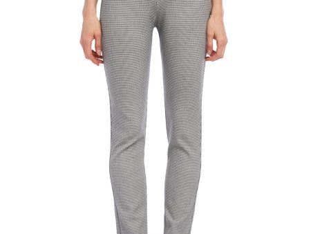 KAREN KANE Womens Stretch Houndstooth Wear To Work Skinny Pants Sale