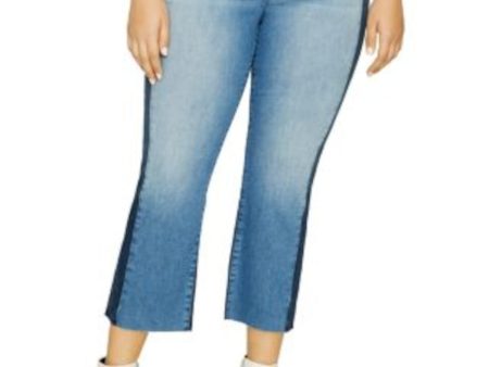 SANCTUARY Womens Stretch Zippered Cropped Jeans Supply