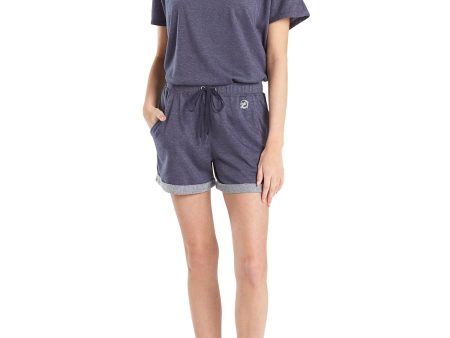 JOSIE Womens Pocketed Color Block Shorts Online Sale