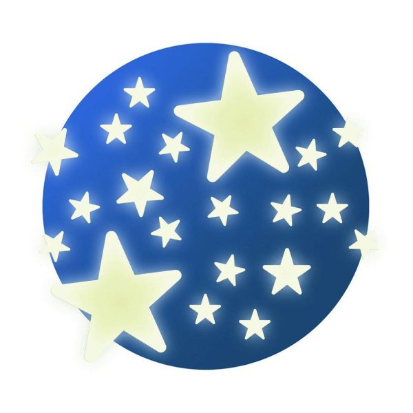 stickers que brillan en la oscuridad   las estrellas For Cheap