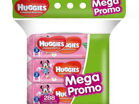 toallitas humedas   288 huggies active fresh   minnie Supply