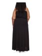 MICHAEL MICHAEL KORS Womens Black Adjustable Sheer Pullover Grommets Detail Unlined Sleeveless V Neck Full-Length Gown Dress Sale