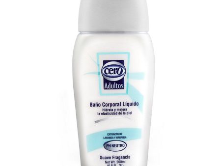 bano corporal liquido cero 200ml Online Sale