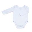 body manga larga cuello montado blanco 12 18 Discount