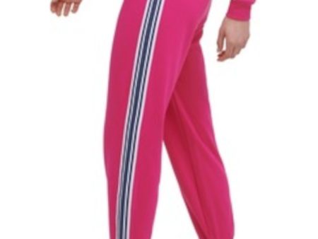 TOMMY HILFIGER SPORT Womens Stretch Striped Active Wear Cuffed Pants For Discount