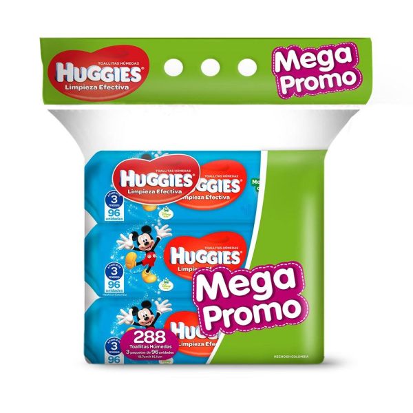 toallitas humedas   288 huggies active fresh   mickey Fashion