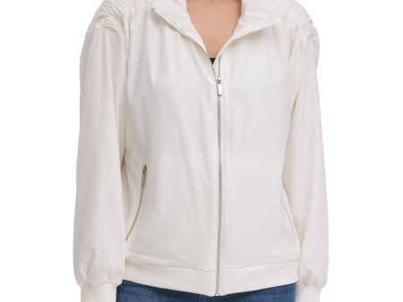 CALVIN KLEIN Womens Stretch Pocketed Jacket on Sale