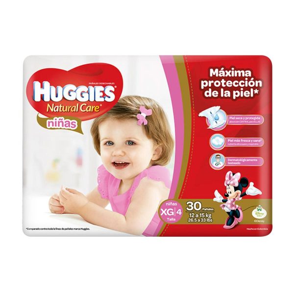 etapa 4   30 panales huggies natural care   ninas Cheap