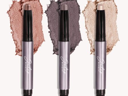 Blue-Eyed & Bold: Eyeshadow 101 Crème-to-Powder Eyeshadow Stick Trio For Discount