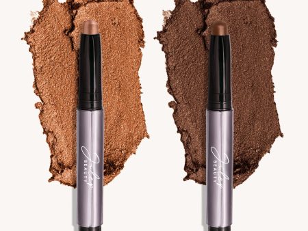 Eyeshadow 101 Crème-to-Powder Eyeshadow Stick Duo, Copper Shimmer & Cocoa Shimmer Online