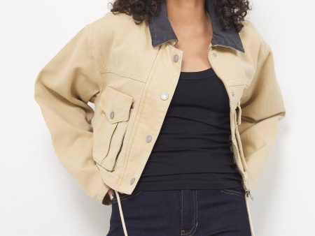 You Better Work Beige Black Jacket Online now