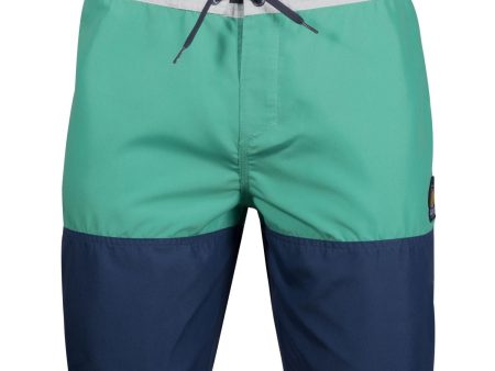 SALT LIFE Mens Sunray Green Athletic Fit Moisture Wicking Shorts For Discount