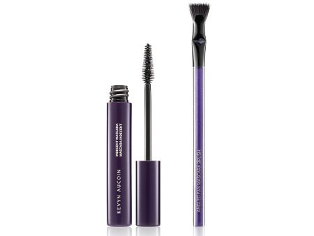 Indecent Mascara & Angled Fan Mascara Brush Hot on Sale