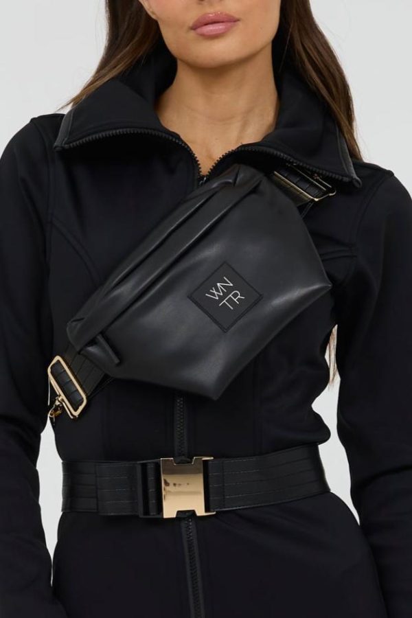 WNTR Onyx Leather Belt Bag Online Hot Sale