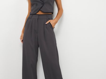 Pick Me Grey Black Pants Online Sale