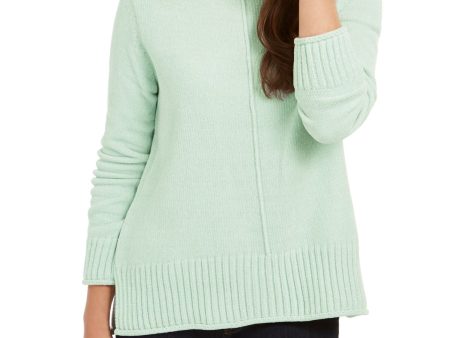 STYLE & COMPANY Womens Textured Heather Long Sleeve Crew Neck Blouse Online