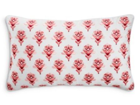 SKY Sunset Blossoms White Floral 14 x 24 in Decorative Pillow on Sale