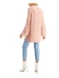 SUN+ MOON Womens Pouf Tunic Sweater Fashion