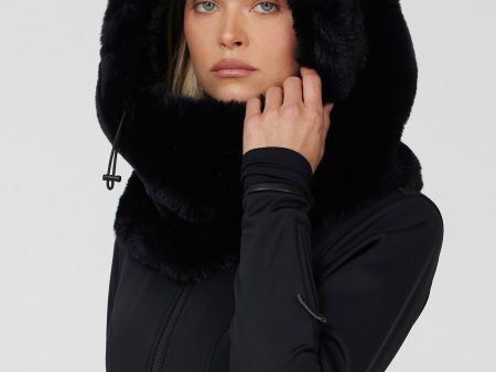 WNTR Onyx Fur Helmet Cover Fashion