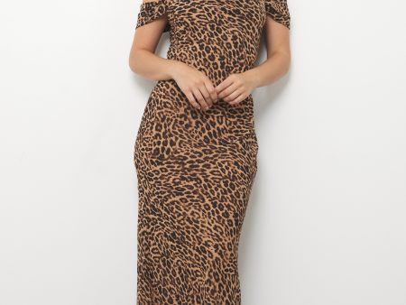 Roaring Good Time Leopard Dress Cheap